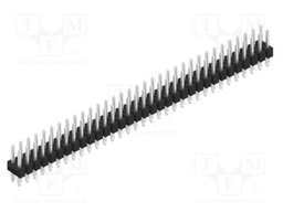 Connector: pin strips; pin header; male; PIN: 66; 2.54mm; THT; 2x33