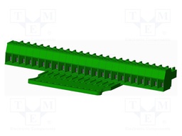 Connector: pluggable terminal block; plug; female; straight; 300V