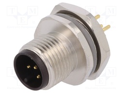 Socket; M12; PIN: 5; male; A code-DeviceNet / CANopen; THT; IP67