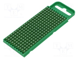 Markers for cables and wires; Label symbol: 5; 0.8÷2.2mm; green