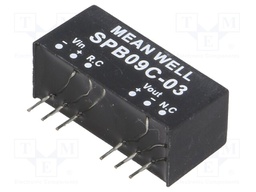 Converter: DC/DC; 9W; Uin: 36÷75V; 3.3VDC; Iout: 0÷2000mA; SIP8; 5g