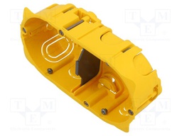 Enclosure: junction box; X: 142mm; Y: 72.8mm; Z: 40mm; plastic; IP20