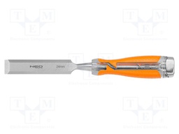 Chisel; Application: wood; Tipwidth: 24mm; L: 260mm; antislip