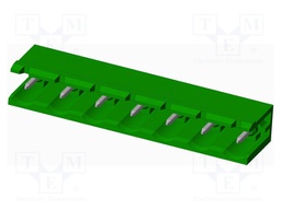 Connector: pluggable terminal block; socket; male; angled 90°