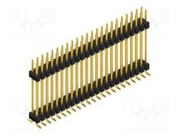 Connector: pin strips; pin header; male; PIN: 46; 2.54mm; SMT; 2x23