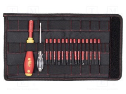 Kit: screwdrivers; insulated; 1kVAC; SoftFinish® electric; 16pcs.