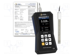 Meter: pH; LCD 2,8"; -2÷20pH,±2000mV; IP52; Dim: 178x32x85mm