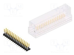 Connector: pin strips; pin header; male; PIN: 32; 2.54mm; SMT; 2x16