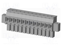 Connector: pluggable terminal block; plug; female; angled 90°