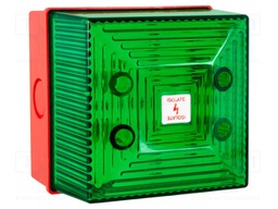 Signaller: lighting; flashing light; green; Series: FL40; 24VDC