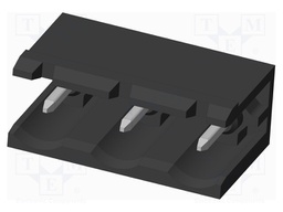 Connector: pluggable terminal block; socket; male; on PCBs