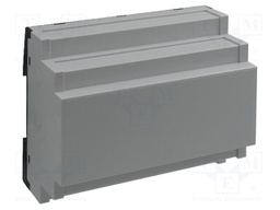 Enclosure: for DIN rail mounting; Y: 90mm; X: 105mm; Z: 60mm; grey