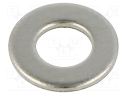 Washer; round; M4; D=9mm; h=0.8mm; A2 stainless steel