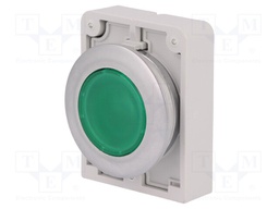 Switch: push-button; Stabl.pos: 1; 30mm; green; M22-FLED,M22-LED