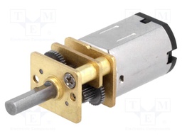 Motor: DC; with gearbox; HPCB; 6VDC; 1.5A; Shaft: D spring