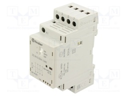 Contactor: 4-pole installation; 25A; 24VAC; 24VDC; NO x4; DIN; IP20