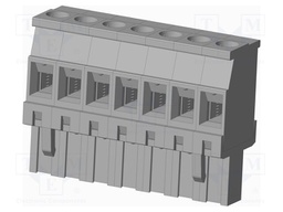 Connector: pluggable terminal block; plug; female; angled 90°
