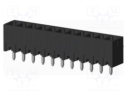 Connector: pluggable terminal block; socket; male; on PCBs
