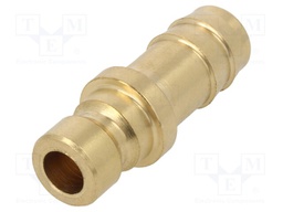 Connector; connector pipe; 10bar; Seal: FPM; Enclos.mat: brass