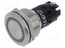 Switch: vandal resistant; Pos: 2; SPDT; 0.5A/220VAC; 0.1A/220VDC