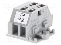 Terminal block; Electr.connect: spring-loaded terminals