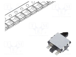 Switch: detecting; Pos: 2; SPST; 0.05A/20VDC; Leads: for PCB; 0.4N