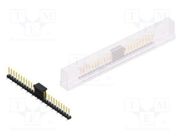 Connector: pin strips; pin header; male; PIN: 25; 2.54mm; SMT; 1x25