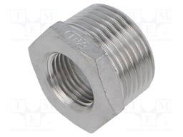 Male-female,reductive; max.10.5bar; 1.4408 stainless steel