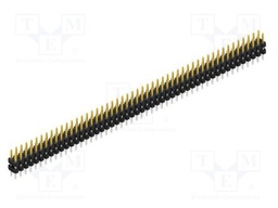 Connector: pin strips; pin header; male; PIN: 100; 2mm; THT; 2x50