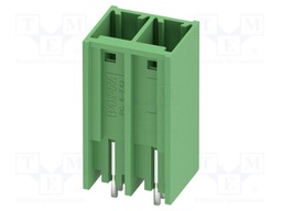 PCB headers, nominal cross section: 6 mm?, color: green, nom
