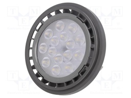 LED lamp; neutral white; G53; 12VDC; 1250lm; 12.5W; 40°; 4000K