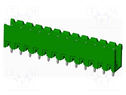 Connector: pluggable terminal block; socket; male; straight; THT