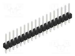 Connector: pin strips; pin header; male; PIN: 18; 2.54mm; THT; 1x18