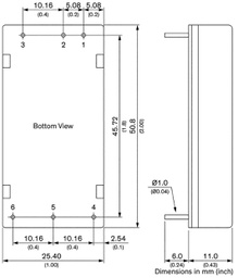 Converter: DC/DC; 40W; Uin: 36÷160V; Uout: 15VDC; Uout2: -15VDC