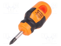 Screwdriver; Phillips; Size: PH1; Blade length: 25mm