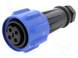 Connector: circular; plug; female; PIN: 4; Buccaneer 900; for cable