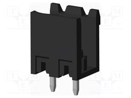 Connector: pluggable terminal block; socket; male; on PCBs