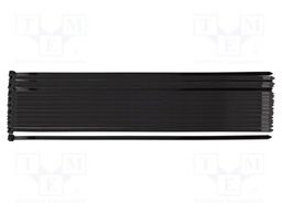 Cable tie; L: 450mm; W: 9mm; black; 50pcs; EXTREME