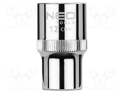 Socket; 6-angles,socket spanner; HEX 12mm; 1/2"