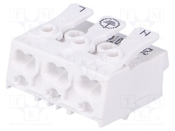 Splice terminal: installation; ways: 3; 0.5÷2.5mm2; 450V; 24A