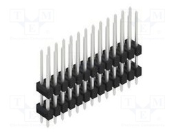 Connector: pin strips; pin header; male; PIN: 26; 2.54mm; THT; 2x13