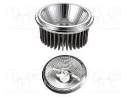 LED lamp; white cold; G53; 220÷240VAC; 1700lm; P: 20W; 20÷40°; 6400K