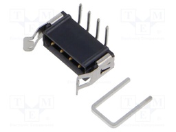 4 Pos. Male SIL Horizontal Throughboard Conn. Latches