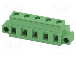PCB connector, nominal cross section: 2.5 mm2, color: green,