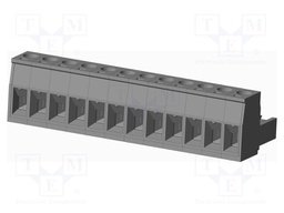 Connector: pluggable terminal block; plug; female; straight; grey