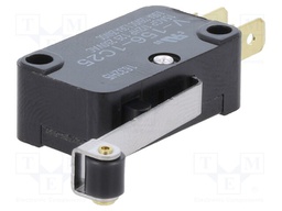 Microswitch SNAP ACTION; with lever (with roller); SPDT; Pos: 2