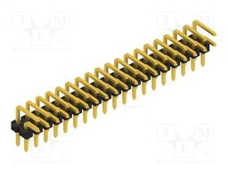 Connector: pin strips; pin header; male; PIN: 38; 2.54mm; THT; 2x19