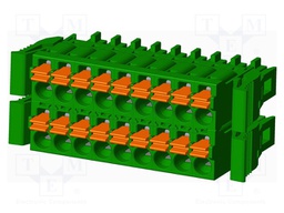 Connector: pluggable terminal block; plug; female; straight; 5.5A