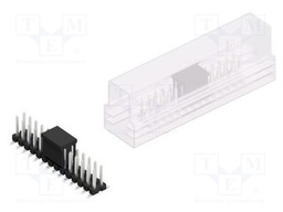 Connector: pin strips; pin header; male; PIN: 28; 2.54mm; SMT; 2x14