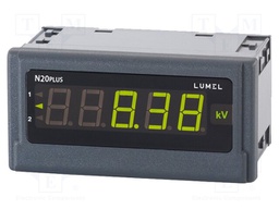 Temperature; digital,mounting; on panel; 5-digit LED; Char: 14mm